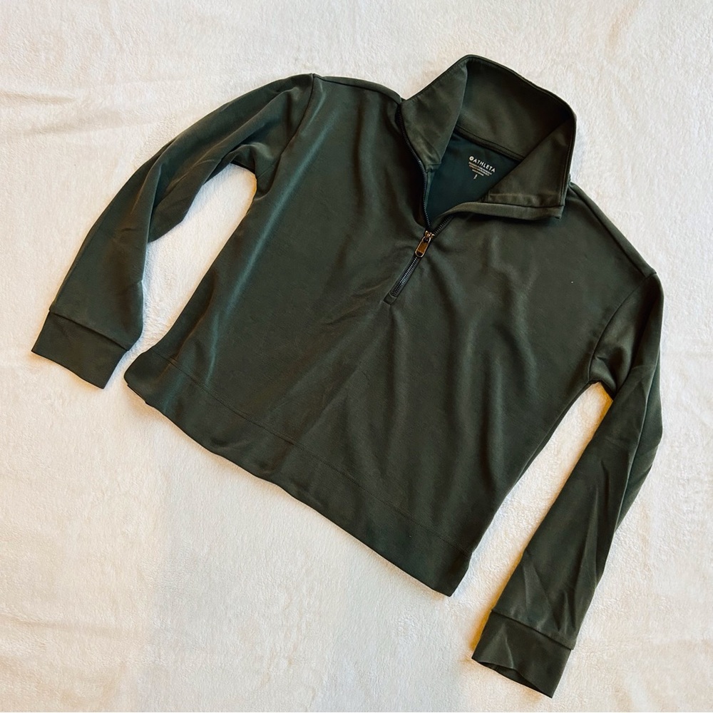 athleta sea soft quarter zip pullover - Picture 6 of 11